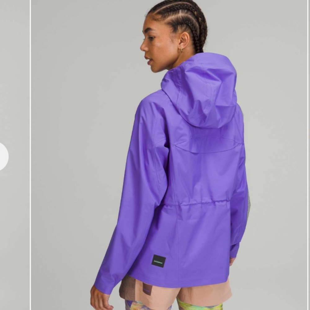 Lululemon Waterproof Hiking Half-Zip Pullover Light Electric Indigo - Picture 2 of 12